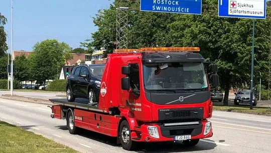 Bärgningsbil i Trelleborg